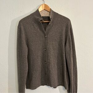 Cashmer Italy First Class Mens Sweater Size L/XL Cashmere Silk Merino Wool Blend